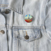 Monet Tulips Windmill Ronde Button 3,2 Cm (In situ)
