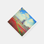 Monet Tulips Windmill Servet (Hoek)