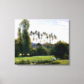 Monet - Uitzicht bij Rouelles Le Havre Canvas Afdruk (Voorkant)