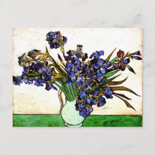 Monet - Vaas met Irissen Briefkaart