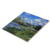 Monet - Vetheuil, Landschap Tegeltje (Zijkant)