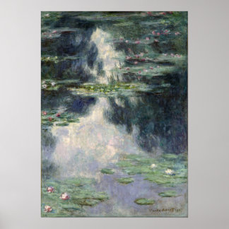 Monet - Vijver met waterlelies Poster