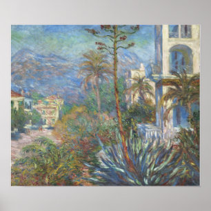 Monet - Villa's in Bordighera Poster