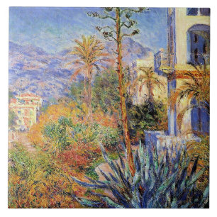 Monet - Villa's in Bordighera, Tegeltje