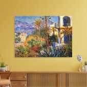 Monet - Villas op Bordighera Canvas Afdruk (Insitu (Woonkamer))