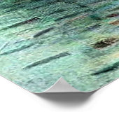 Monet - Vissende boten, kalm Zee, Poster (Hoek)