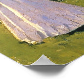 Monet - Vrouw in de tuin Poster (Hoek)