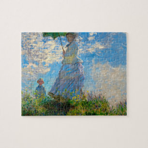 Monet Vrouw Parasol Impressionisme Legpuzzel