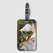 Monet - Vrouwen in de tuin Bagagelabel (Voorkant (verticaal))