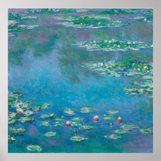 Monet Water Lelies Impressionistisch schilderij Poster