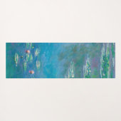 Monet Water Lelies Impressionistisch schilderij Yogamat (Achterkant (horizontaal))