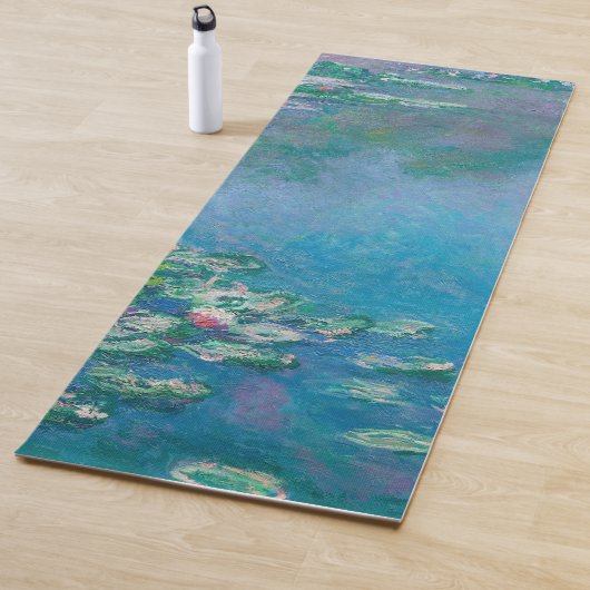Monet Water Lelies Impressionistisch schilderij Yogamat (In situ)