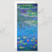 Monet Water Lilies 1906 Kaart (Voorkant / Achterkant)