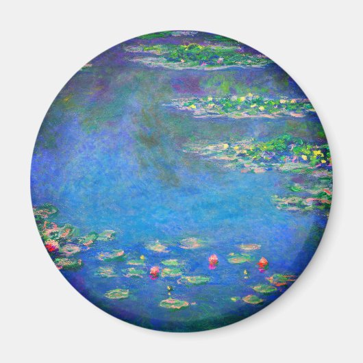 Monet Water Lilies 1906 Magneet (Voorkant)
