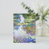Monet - Water Lilies, 1907 kunst Briefkaart (Staand voorkant)