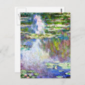 Monet - Water Lilies, 1907 kunst Briefkaart (Voorkant / Achterkant)