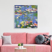 Monet Water Lilies 1916 Canvas Afdruk (Insitu (Woonkamer))