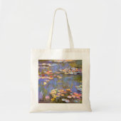 MONET Water Lilies 1916 canvas tas met heldere tin (Voorkant)