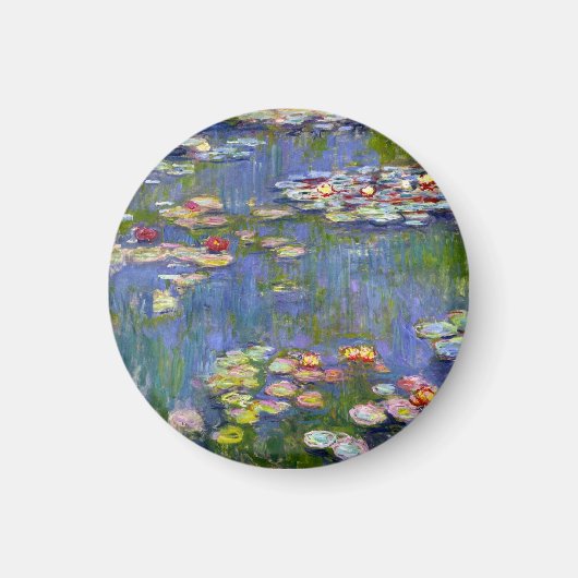 Monet Water Lilies 1916 Magnet Magneet (Voorkant)