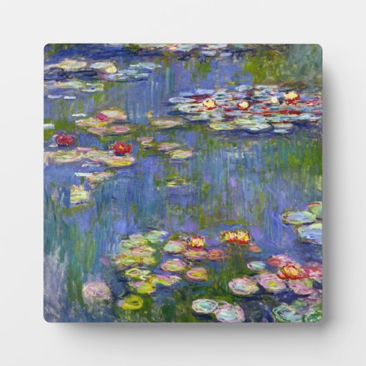 Monet Water Lilies 1916 Plaque Fotoplaat (Voorkant)