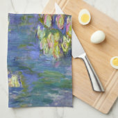Monet Water Lilies 1916 Serviette de cuisine (Quart Plié)