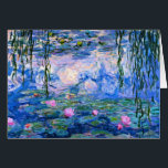 Monet - Water Lilies, 1919 artwork<br><div class="desc">Monet - Water Lilies, 1919 artwork greeting card.</div>