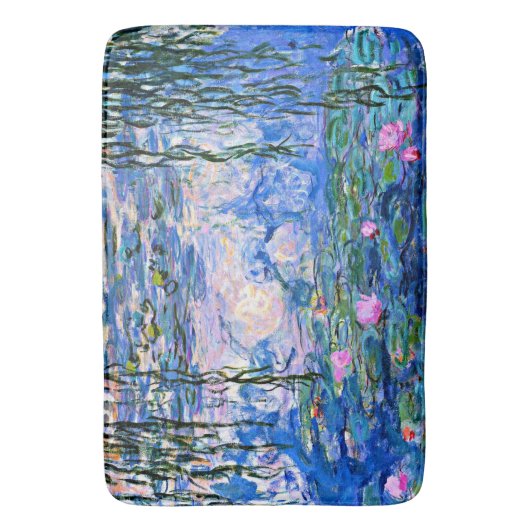 Monet, Water Lilies, 1919, Badmat (Voorkant Verticaal)