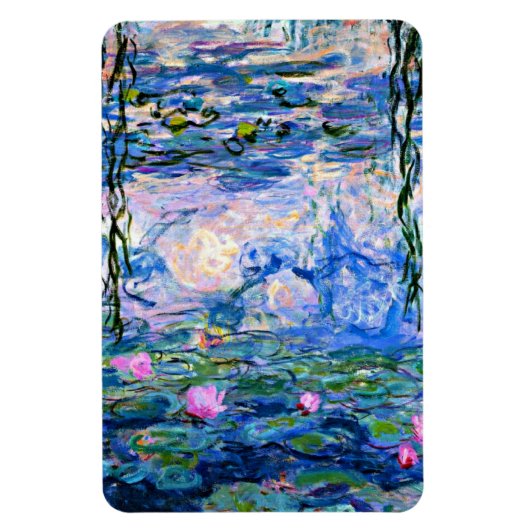 Monet - Water Lilies, 1919 Magneet (Verticaal)
