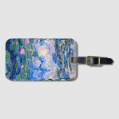 Monet - Water Lilies, 1919, pink, Bagagelabel (Voorkant (horizontaal))