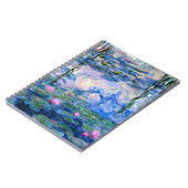 Monet - Water Lilies, 1919, pink, Notitieboek (Linkerzijde)