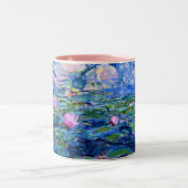 Monet: Water Lilies 1919 Tweekleurige Koffiemok (Center)