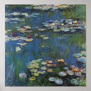 Monet Water Lilies Art Poster
