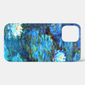 Monet - Water Lilies (blauw), beroemd schilderij, Case-Mate iPhone Case (Achterkant (horizontaal))