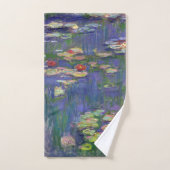 Monet Water Lilies Chef-d'oeuvre Peinture (Serviette à main)