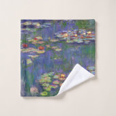Monet Water Lilies Chef-d'oeuvre Peinture (Gant de toilette)