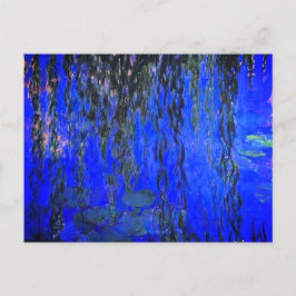 Monet Water Lilies en Wonende Wilde Branches Briefkaart