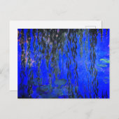 Monet Water Lilies en Wonende Wilde Branches Briefkaart (Voorkant / Achterkant)