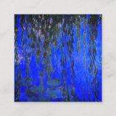 Monet Water Lilies en Wonende Wilde Branches Informatiekaartje (Voorkant)
