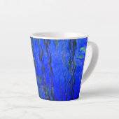 Monet Water Lilies en Wonende Wilde Branches Latte Mok (Rechterhoek)