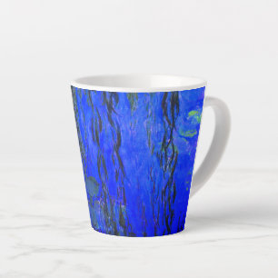 Monet Water Lilies en Wonende Wilde Branches Latte Mok