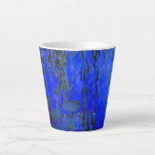 Monet Water Lilies en Wonende Wilde Branches Latte Mok (Voorkant)