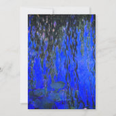 Monet Water Lilies en Wonende Wilde Branches Save The Date (Voorkant)