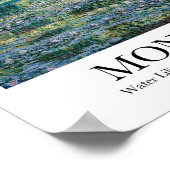Monet Water Lilies et Poster du pont japonais (Coin)