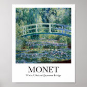 Monet Water Lilies et Poster du pont japonais (Devant)