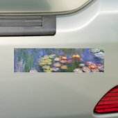 Monet Water Lilies Fine Art (1916) Bumpersticker (Op auto)