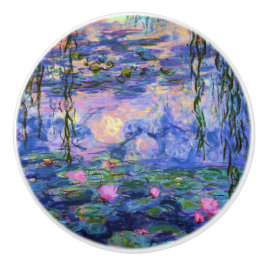 Monet Water Lilies Fine Art Keramische Knop