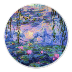 Monet Water Lilies Fine Art Keramische Knop