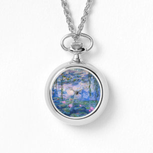 Monet Water Lilies Horloge