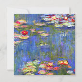 Monet Water Lilies Kaart (Voorkant)