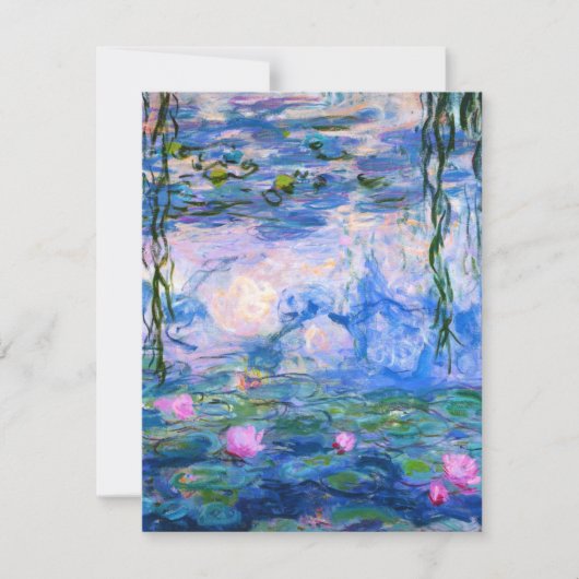 Monet Water Lilies Kaart (Voorkant)